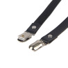 Subblime - Harnais De Jambe Chaîne Cuir Noir Taille Unique